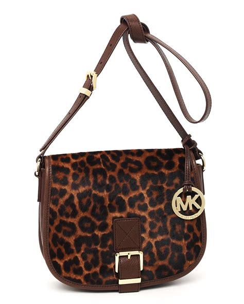 michael kors black leopard print purse|Michael Kors cheetah print purse.